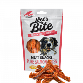 Let’s Bite MEAT SNACKS PURE SALMON SLICES 80 gr