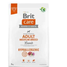 Brit Care Adult Medium Breed Lamb & Rice 3 Kg – Cordero y Arroz