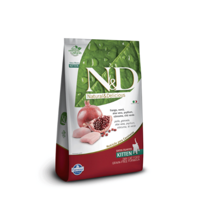 N&D Feline Kitten Frango E Roma - Gatito Pollo Y Granada 7.5 Kg