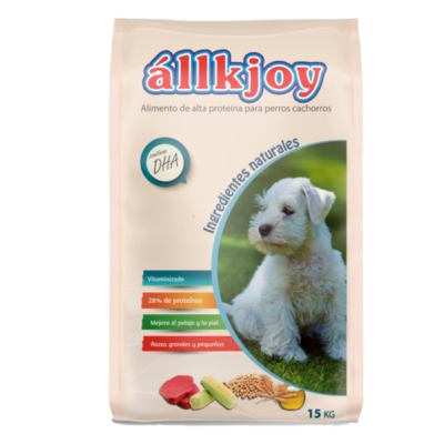 Allkjoy Cachorro raza pequeña y grande 15 Kg – Hipoalergénico