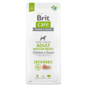Brit Care Sustainable Adult Medium Breed 12 Kg- Pollo & Insecto